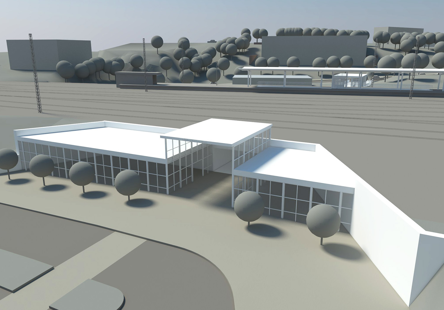 Anfangs kein Thema, wurden Tunnellösungen aufgrund der Topographie interessant