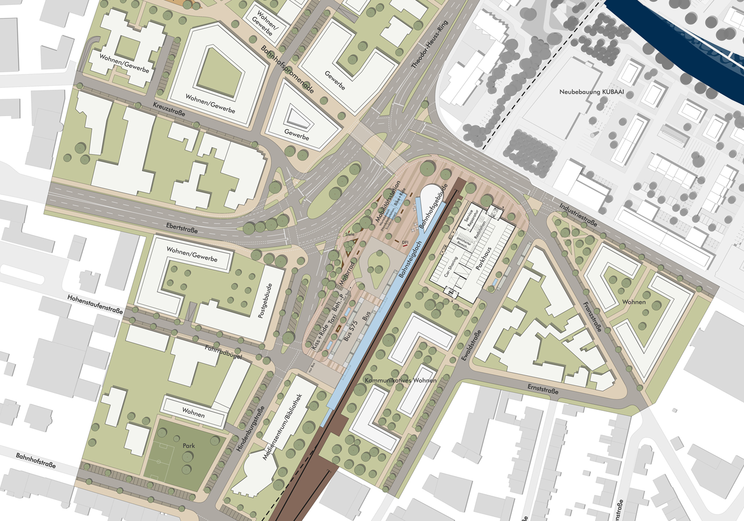 Planausschnitt der Vorzugsvariante