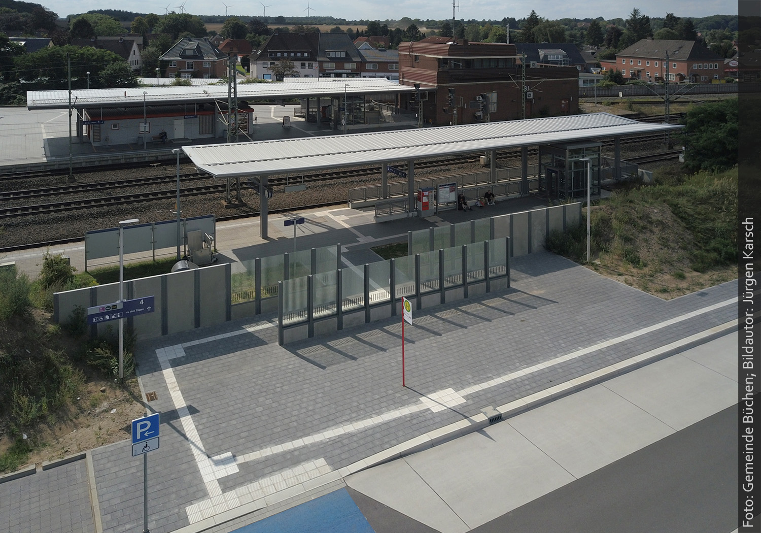 Visualisierung der geplanten Situation an der Bahnhof- und Ladestraße